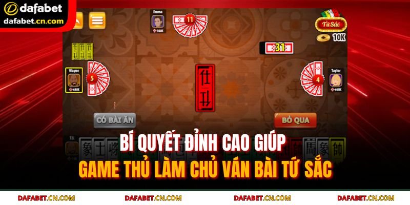 Bài Tứ Sắc – Luật Chơi Và Bí Quyết Làm Chủ Ván Bài 4 Quản lý bài của chính mình